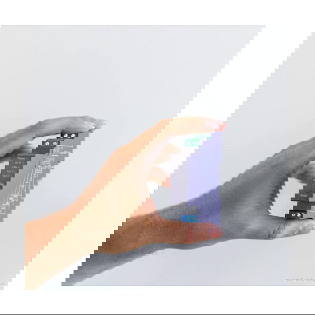 Shelly Pro 2 Relé WLAN LAN 25A 2 Canales 2 Fases BT Montaje Carril DIN