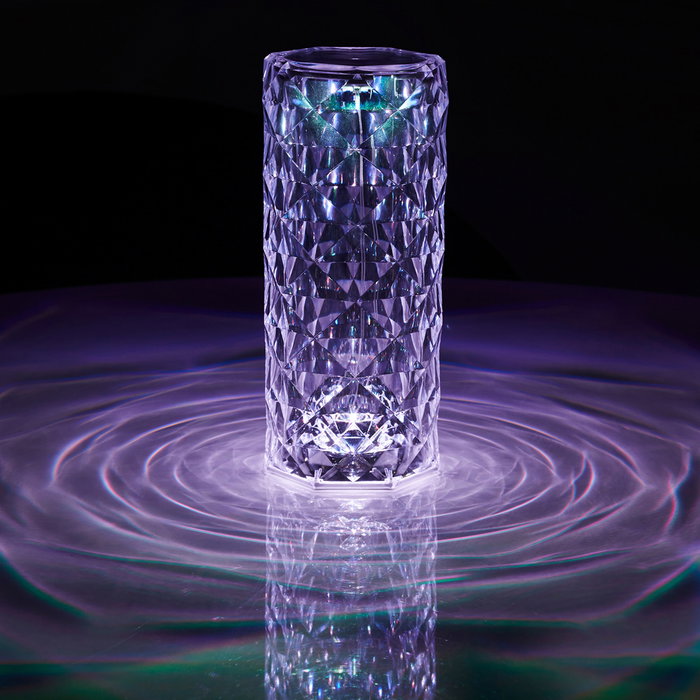 Home Deco Factory Lámpara LED Efecto Cristal Poliestireno