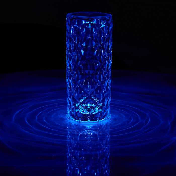 Home Deco Factory Lámpara LED Efecto Cristal Poliestireno