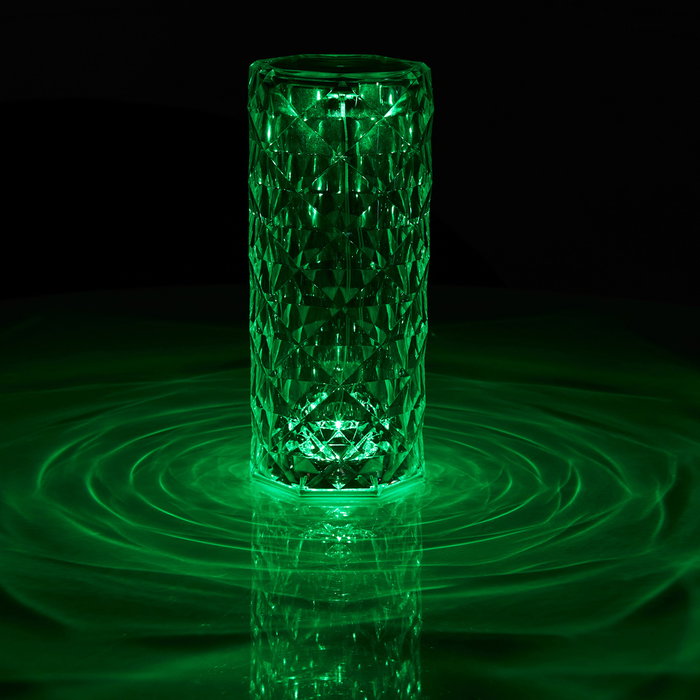 Home Deco Factory Lámpara LED Efecto Cristal Poliestireno