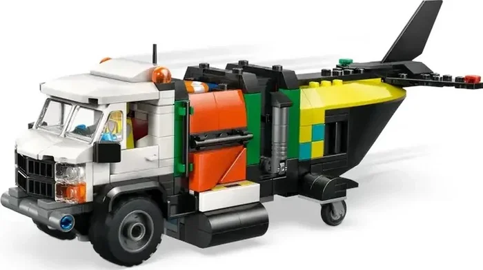 LEGO City Remix: Avión, Camión Técnico y Aerodeslizador 60505