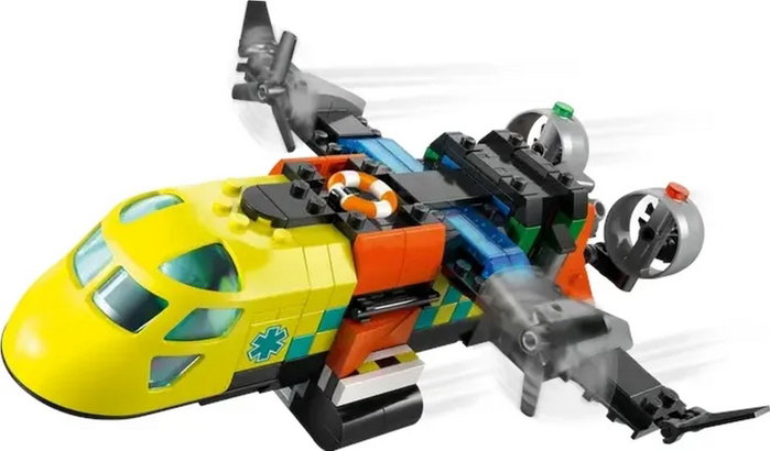 LEGO City Remix: Avión, Camión Técnico y Aerodeslizador 60505