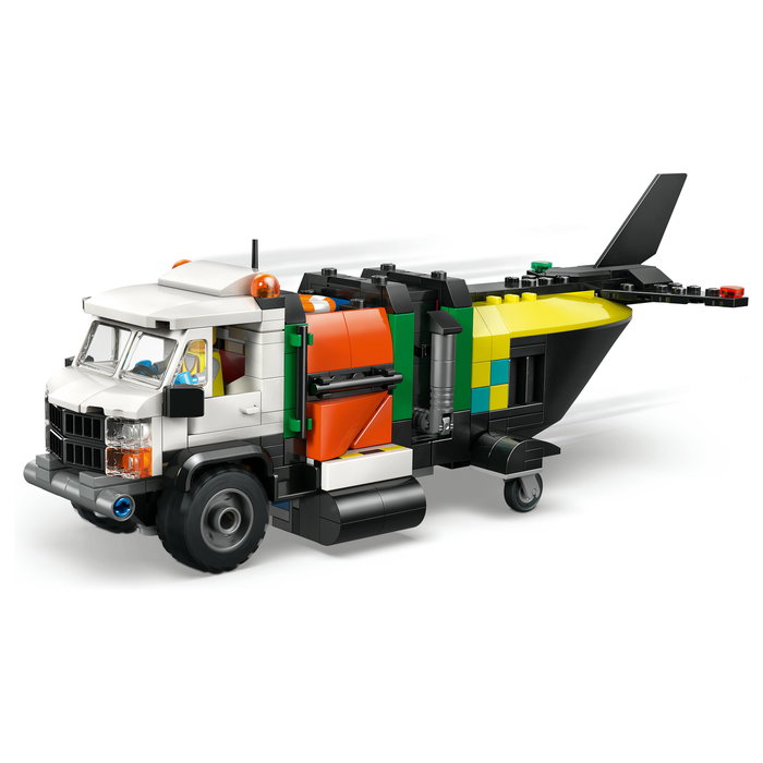 LEGO City Remix: Avión, Camión Técnico y Aerodeslizador 60505