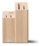 Joseph Joseph Elevate Fusion Set de Cuchillos y Tijeras de 5 piezas con Madera de Haya Negra