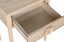 DKD Home Decor Mesita de Noche Romántico Natural 35 x 65 x 48 cm
