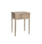 DKD Home Decor Mesita de Noche Romántico Natural 35 x 65 x 48 cm