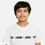 Camiseta de Manga Corta Infantil Nike B-Repeat Blanco