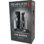 Remington REM5038061164589 Kit para Barba con Recortadora Autoajustable, Peine Ajustable, Autonomía 45 min y Carga USB