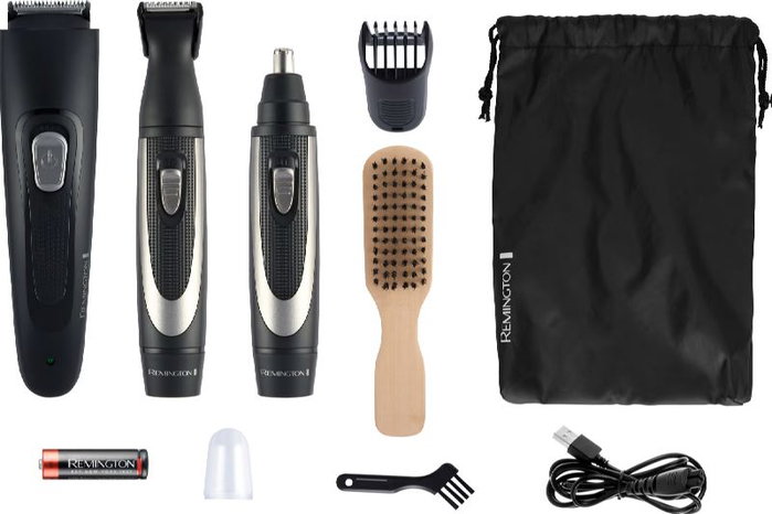 Remington Kit para barba The Works con recortadora y perfilador