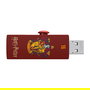 EMTEC STICK M730 USB 2.0 de 16 GB, Tipo A, Diseño Deslizable Rojo Harry Potter Gryffindor, Lectura 15 MB/s