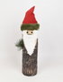 DKD Home Decor Figura de Papá Noel en Abedul y Purpurina Natural