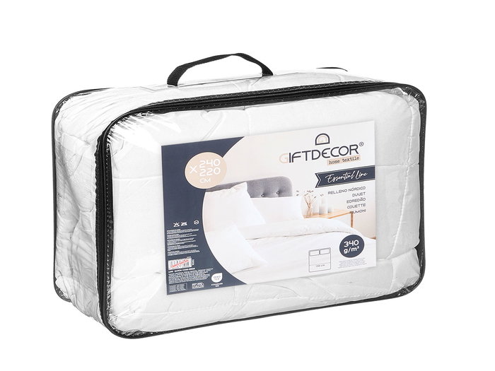 Giftdecor Relleno Nordico 240x220 cm Blanco con Medida Adicional 240 x 2 x 220 (Set de 3) Giftdecor Relleno Nordico 240x220 cm Blanco con Medida Adicional 240 x 2 x 220 (Set de 3)