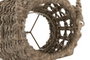 DKD Home Decor Portavela Seagrass Cristal Natural