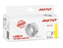 Meto Etiquetas Onduladas 22x12 mm Blanca Adh. 2 Rollos 1500 Etiquetas