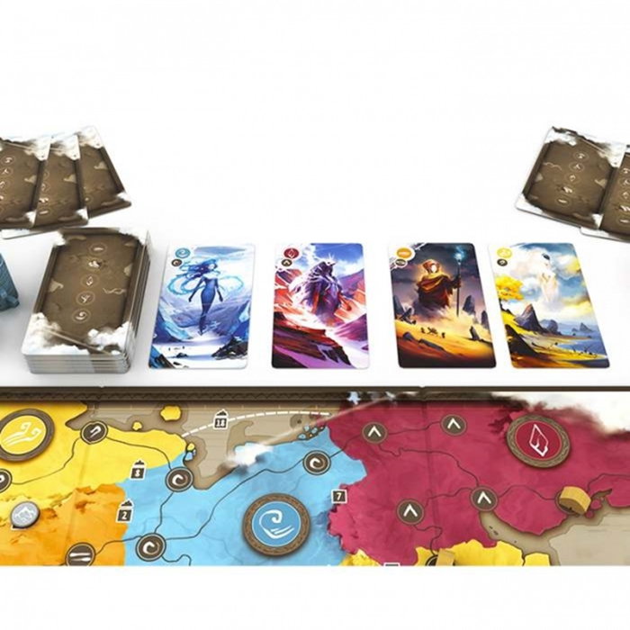 Iwari Juego de Mesa en Español, 2-5 Jugadores, Estrategia, Control Territorial, Michael Schacht