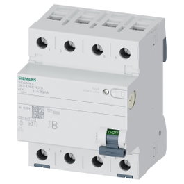 Siemens 5SV3344-4 Interruptor Diferencial Tipo B 40A 4P 30mA