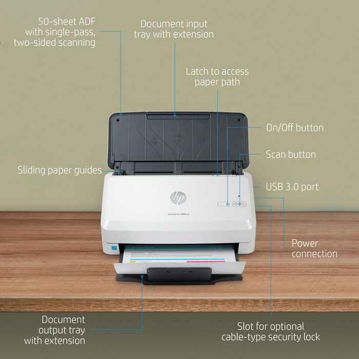 HP ScanJet Pro 2000 s2 Sheet-feed Scanner