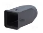 ILME Carcasa para Conectores HDC Tamaño 21.21 Recta Negra
