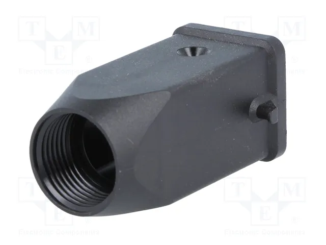 ILME Carcasa para Conectores HDC Tamaño 21.21 Recta Negra