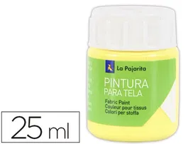 La Pajarita Pintura para Tela Amarillo Claro 25 ml