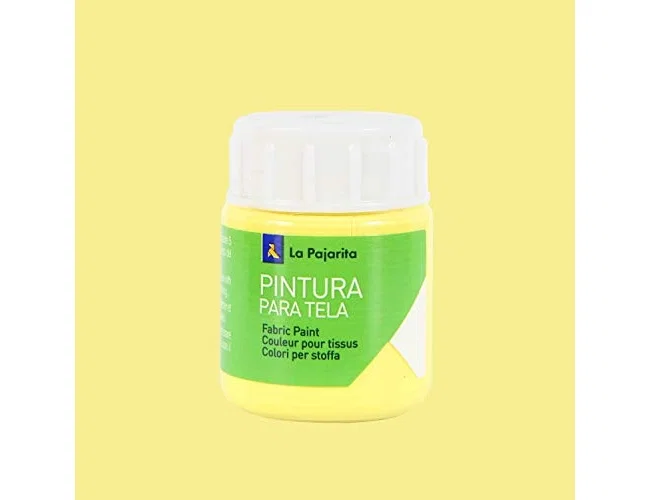 La Pajarita Pintura para tela amarillo claro 25 ml