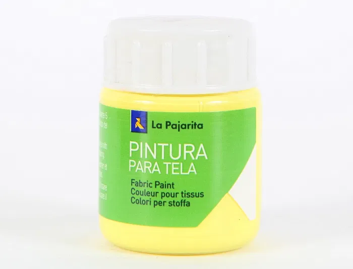 La Pajarita Pintura para Tela Amarillo Claro 25 ml