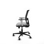 PIQUERAS Y CRESPO Silla de oficina Yunquera Gris claro y Negro
