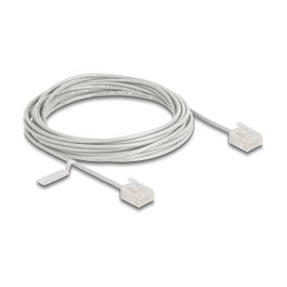 DeLOCK Cable de red RJ45 Cat.6 UTP Ultra Slim 5 m gris