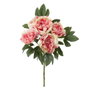 Ixia Ramo 5 Flores Rosa Pvc Jardín 46 cm (Set de 8)