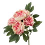 Ixia Ramo 5 Flores Rosa Pvc Jardín 46 cm (Set de 8)