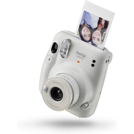 Cámara Digital Instantánea Fujifilm Instax Mini 11/ Tamaño Foto 62 x 46mm/ Blanco Hielo Cámara Digital Instantánea Fujifilm Instax Mini 11/ Tamaño Foto 62 x 46mm/ Blanco Hielo