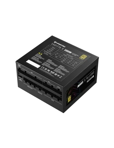 Nfortec Fuente de Alimentación Sagitta X 1000W. Pcie 5.0 80 Plus Gold Full Modular A-Rgb Nfortec Fuente de Alimentación Sagitta X 1000W. Pcie 5.0 80 Plus Gold Full Modular A-Rgb