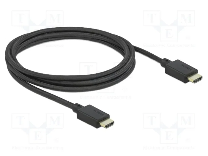 DeLOCK Cable HDMI High Speed 8K 60 Hz 48 Gbps 2 m