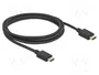 DeLOCK Cable HDMI High Speed 8K 60 Hz 48 Gbps 2 m