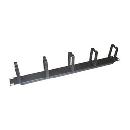LogiLink OR104B Panel de gestión de cables 19 Pulgadas 1U Negro