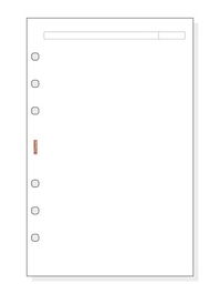 Recambio Agenda Finocam R542 Open 500 117X181 Liso 50H