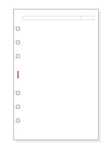Recambio Agenda Finocam R542 Open 500 117X181 Liso 50H