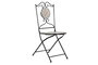 DKD Home Decor Silla Terraza Y Jardin Multicolor Negro Forja Ceramica 50 x 90 x 42 cm