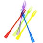 Pick and Drink Juego De 40 Mini Tenedor Aperitivo Reutilizable Colores Surtidos 9 cm