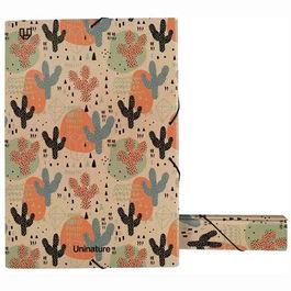 Grafoplás Caja de Proyectos 5 cm Forrada Uninature Cactus