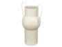 GIFTDECOR Jarron Acero Abombado Crema Pastel Med 22x32x14 cm (Set de 6)