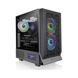 Thermaltake Ceres 300 TG ARGB Black Midi Tower PC Negro Vidrio Templado