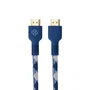 Blade Gaming FT0031 Cable HDMI 1.5 m - Versión 2.0 48 Gbps, Compatible con 8K/4K, Tipo A Estándar Macho Derecho, Color Azul y Blanco