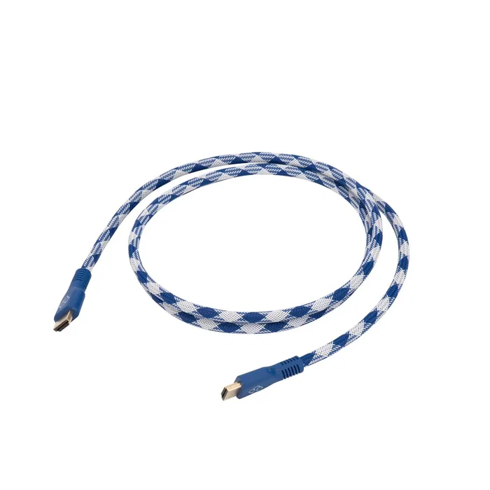 Blade Gaming FT0031 Cable HDMI 1.5 m - Versión 2.0 48 Gbps, Compatible con 8K/4K, Tipo A Estándar Macho Derecho, Color Azul y Blanco