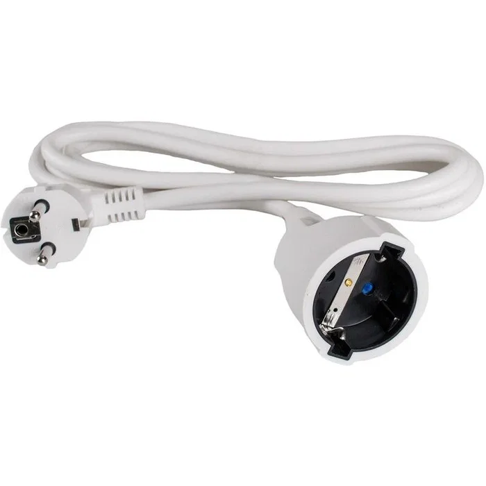 Cable de alimentación alargador Schuko macho hembra 5m Cable de alimentación alargador Schuko macho hembra 5m