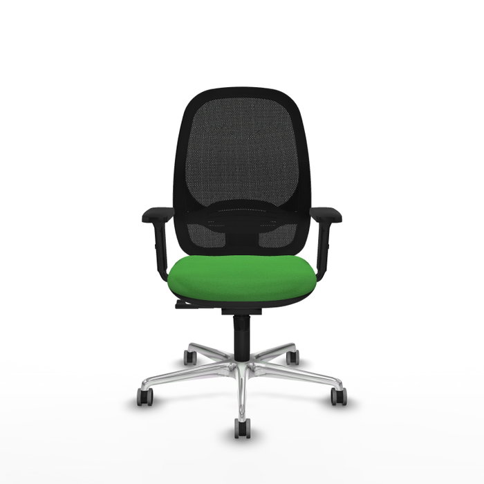 PIQUERAS Y CRESPO Silla de oficina Cilanco Verde con Malla Negra