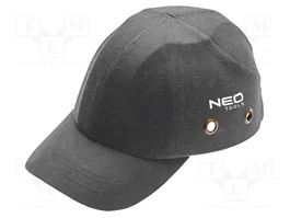 NEO TOOLS Gorra de béisbol gris en algodón