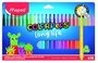 MAPED Rotulador Color'Peps Long Life Ultralavable Estuche de 24 Colores Surtidos