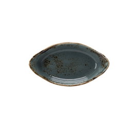 Fuente Oval Orejas Azul 20x11cm 18,5cl