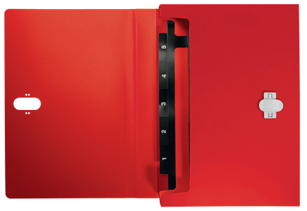 Leitz Carpeta Clasificadora Fuelle Recycle Roja A4 con 5 Compartimentos Leitz Carpeta Clasificadora Fuelle Recycle Roja A4 con 5 Compartimentos